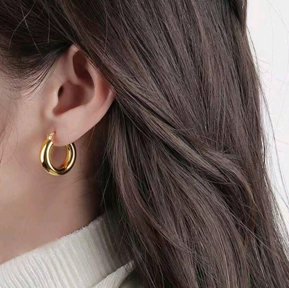 Vintage Style Circle Earrings